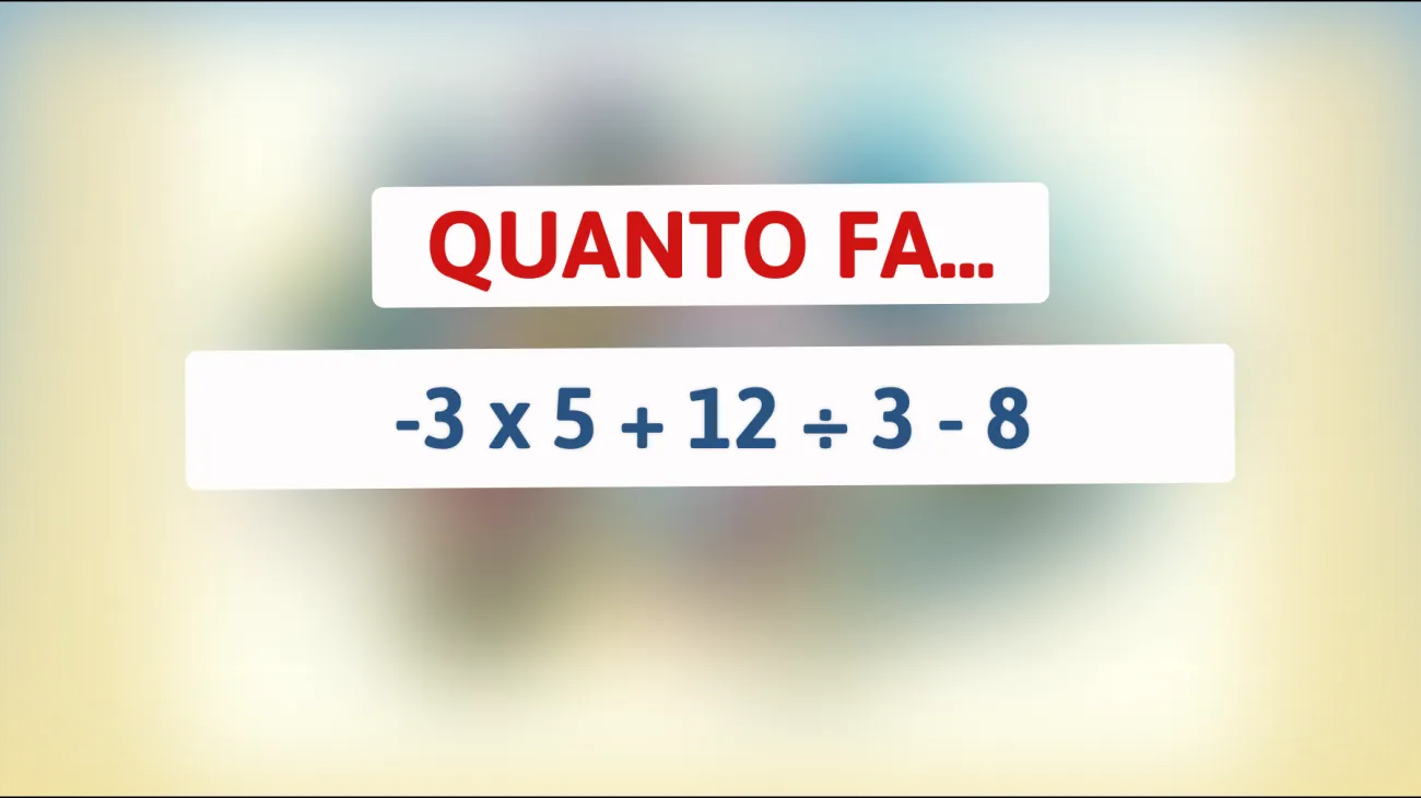 Se risolvi questo semplice indovinello matematico, potresti essere un genio! Prova ora e sfida il tuo cervello!"